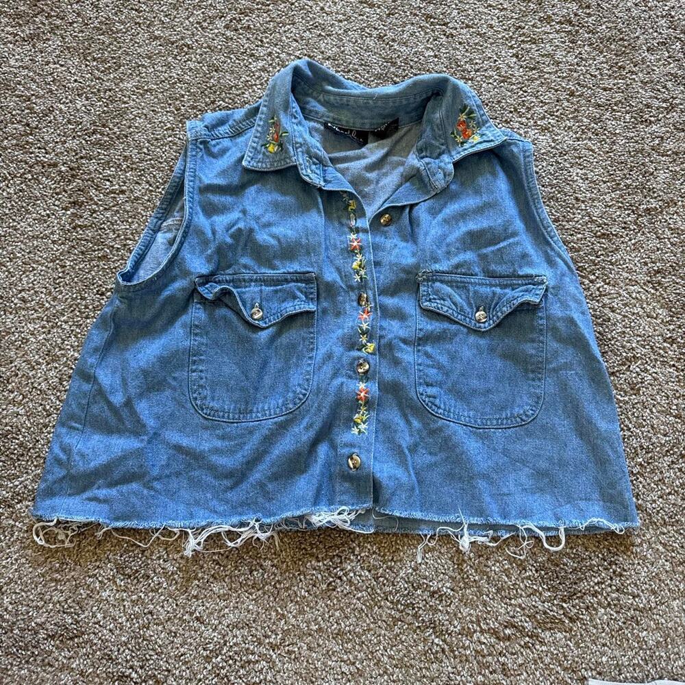 Whistles blue denim‎ vest with